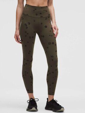 Lululemon Wunder Train High-Rise Tight 28" Floral